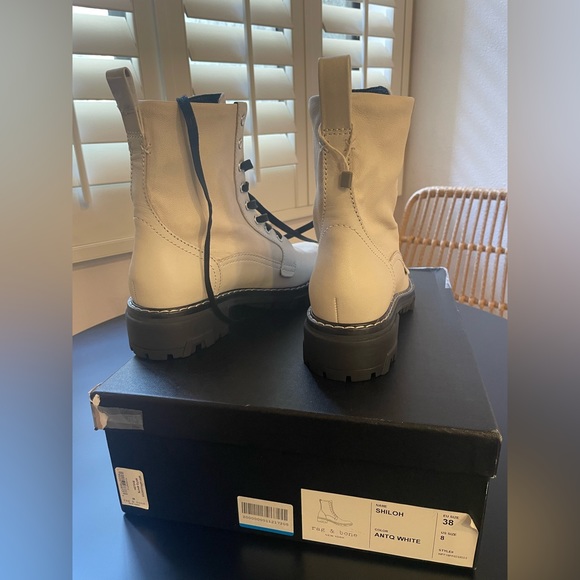 Ray & Bone Leather Combat Boots - Picture 2 of 5
